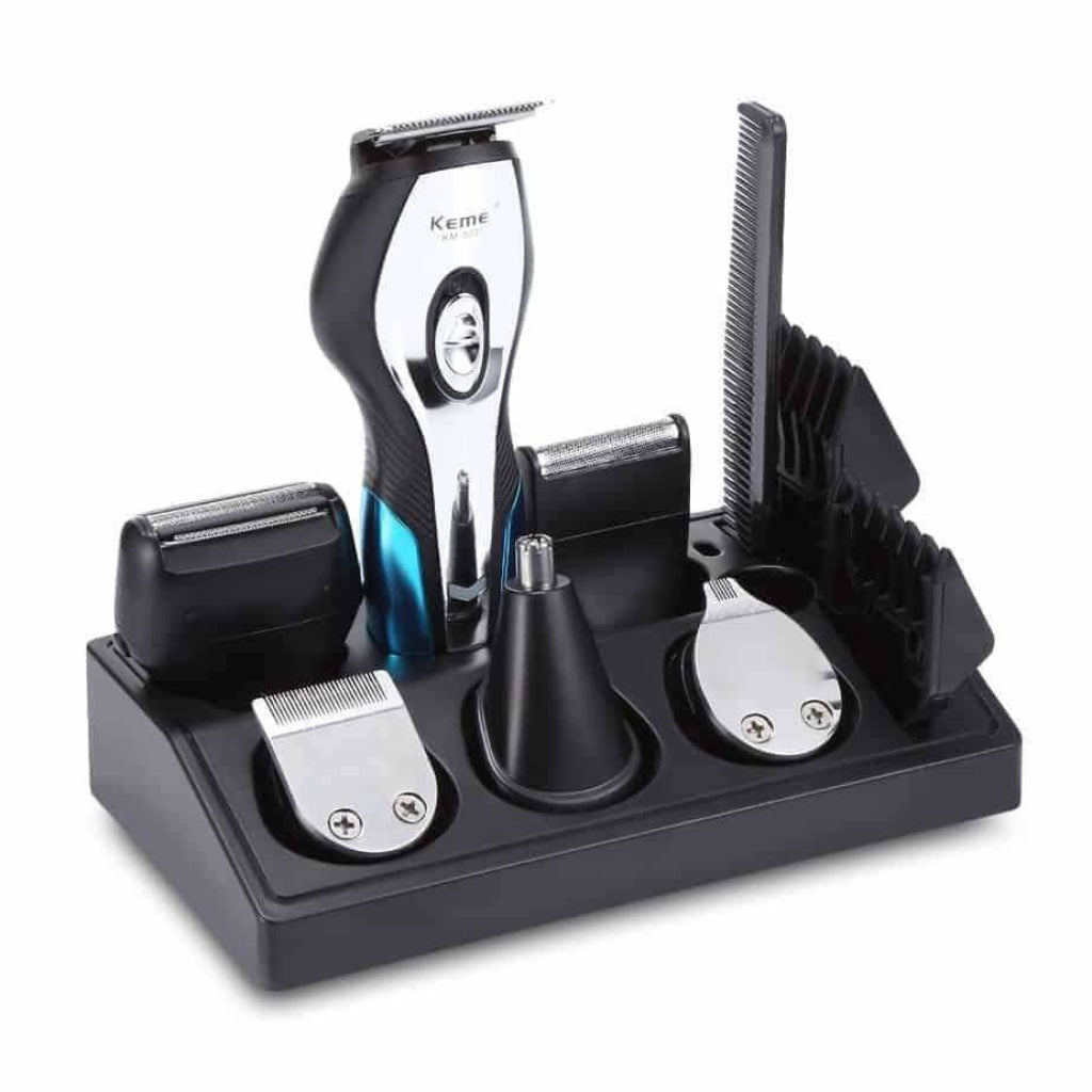 KM-5031 | Kemei 11 in 1 Grooming Kit - Kemei Trimmers, 2hrs Use Time -Shaver, Men’s Trimmer, Nose Trimmer, and Beard Groomer